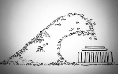 Collecte des cartes de voeux de la mairie de Puteaux