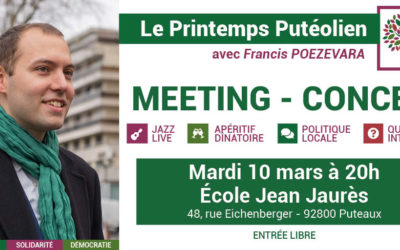 Meeting – Concert le 10 mars